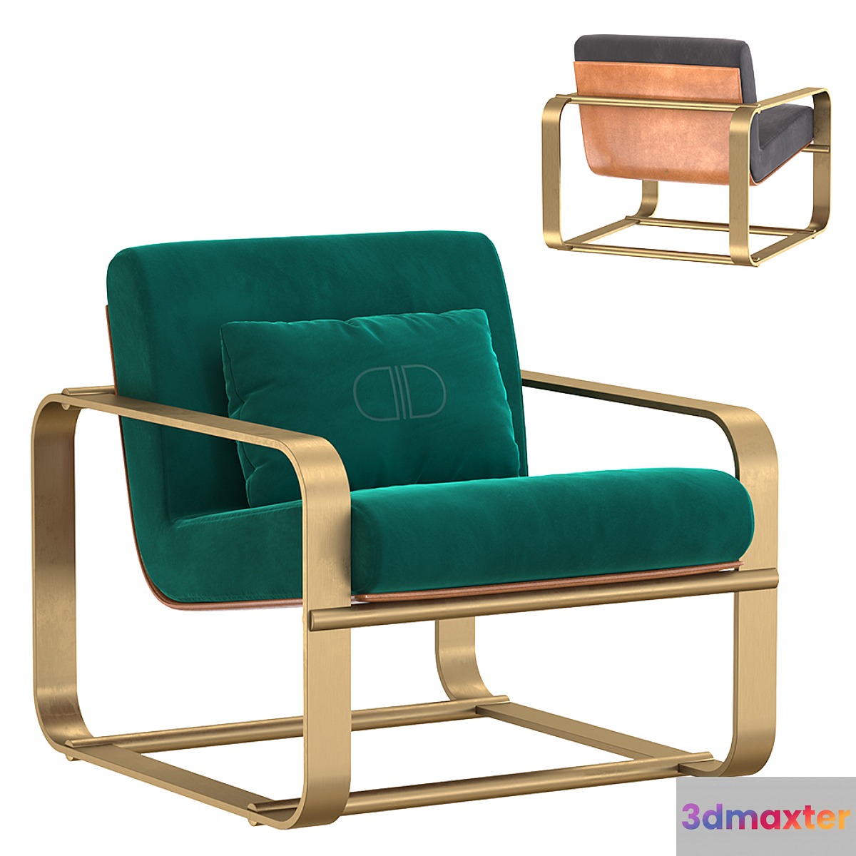 Giza armchair 3D Max