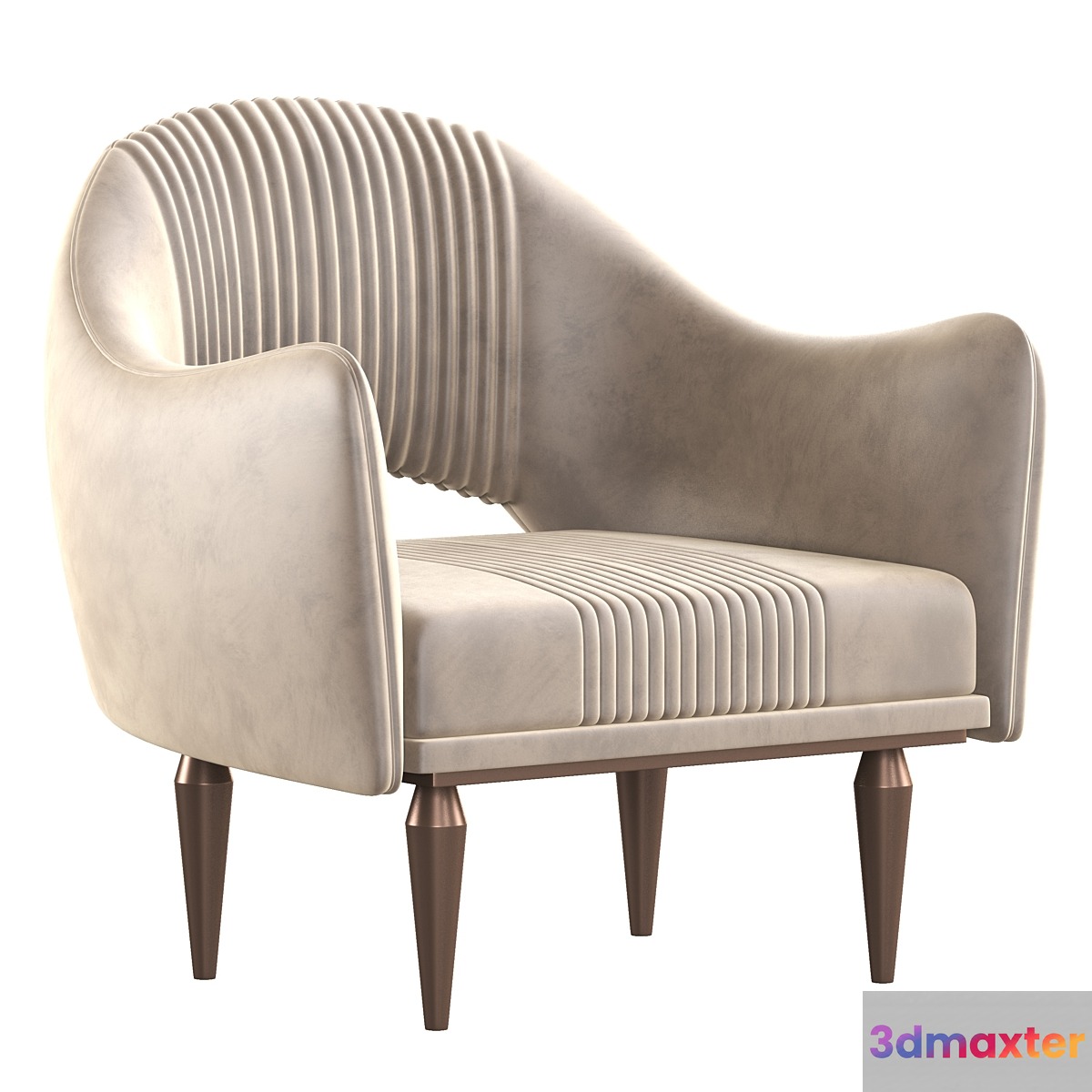 Cocoon Armchair 3D Max