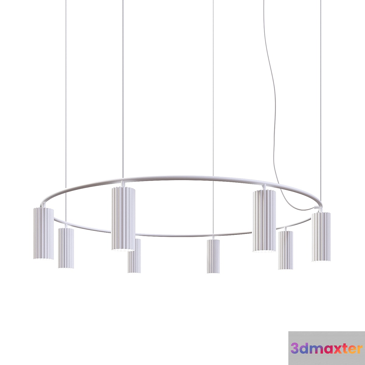 PHOLC Brand Chandelier Donna P (XL) White 3D Max