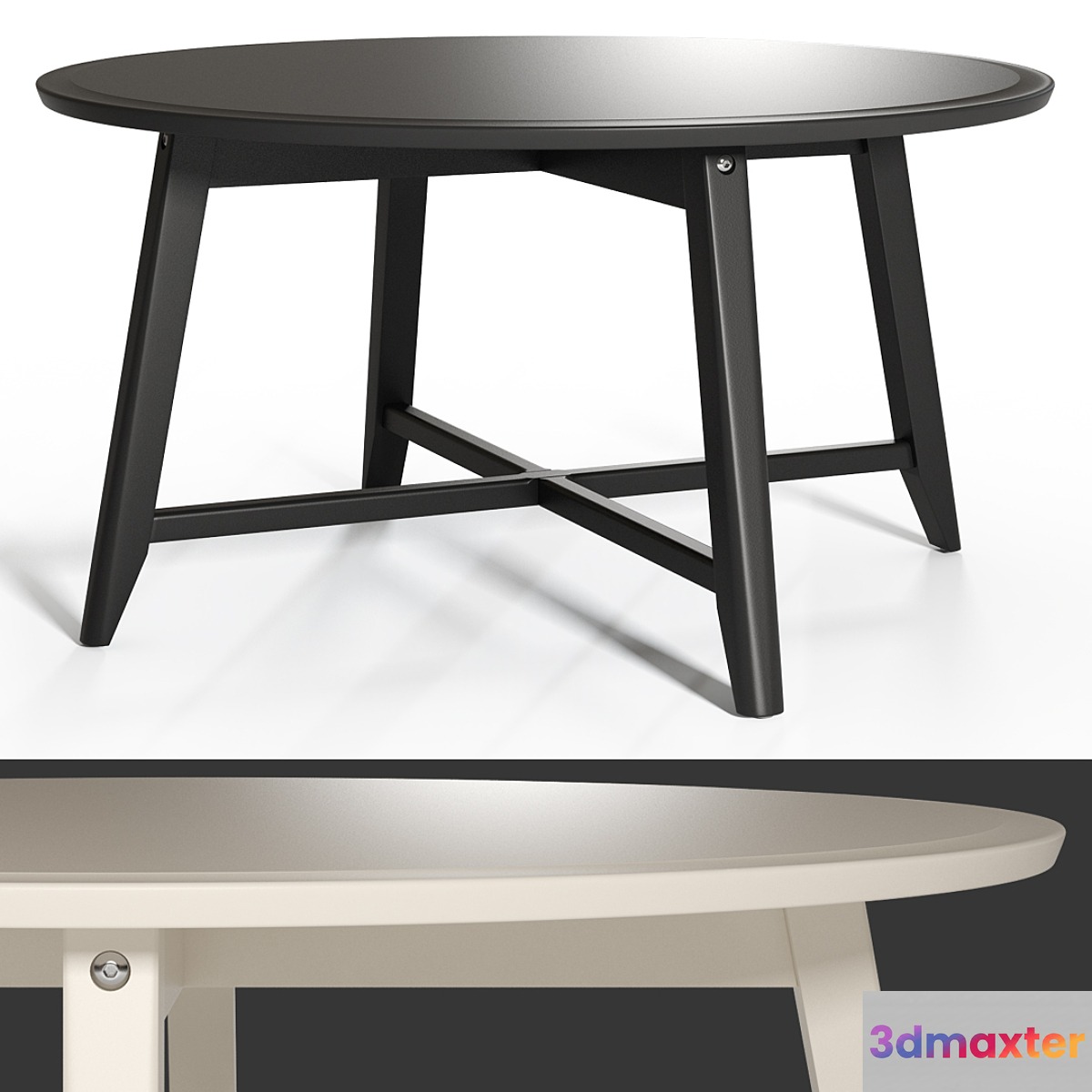 Coffee table Kragsta (ikea) - No.2 3D Max