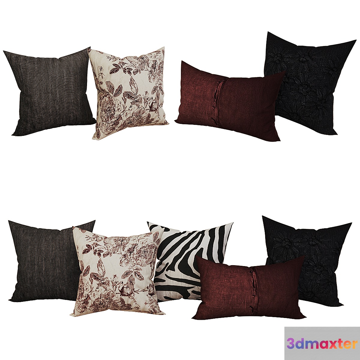 Decorative set pillow 53 3D Max