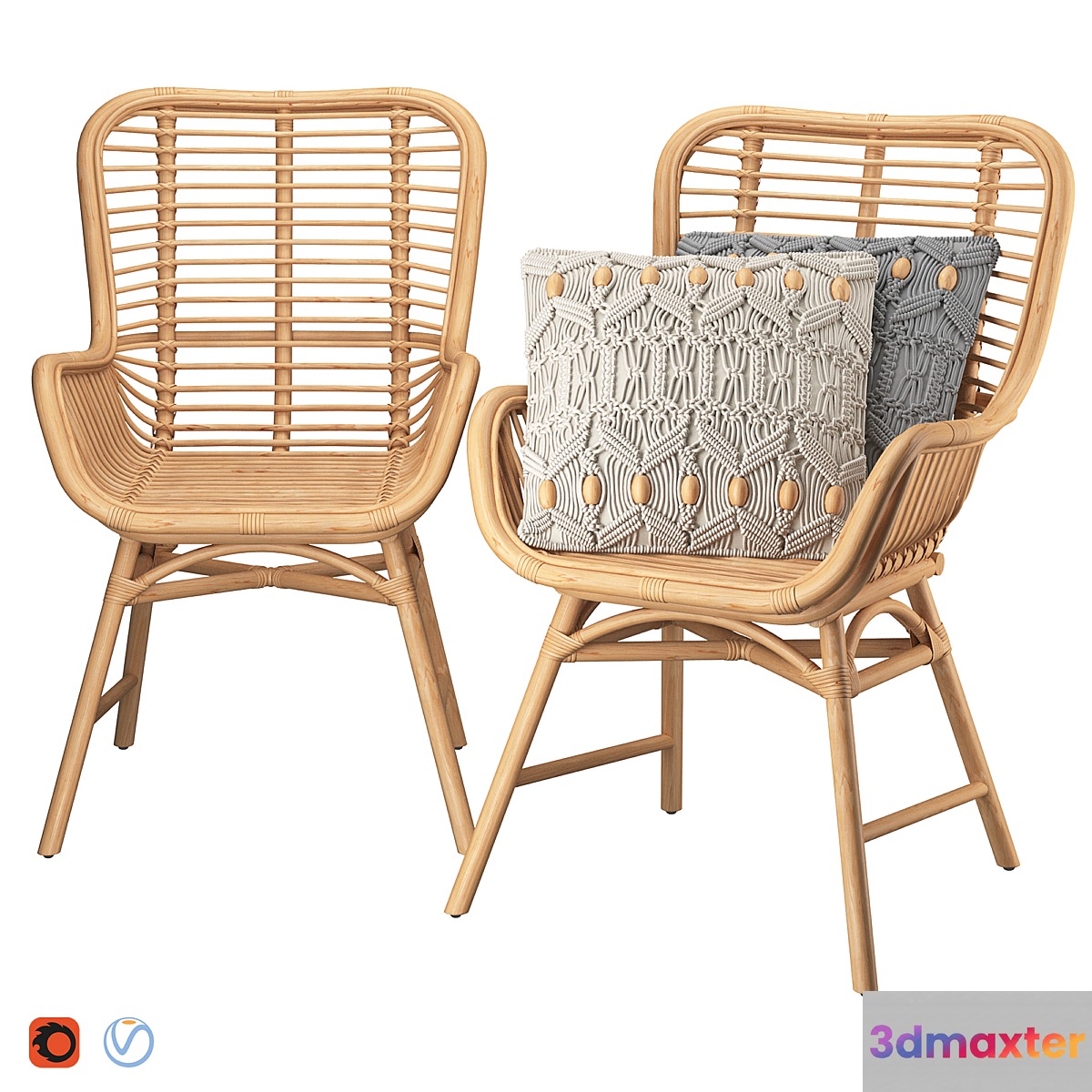 Rattan Accent Chair - No.5