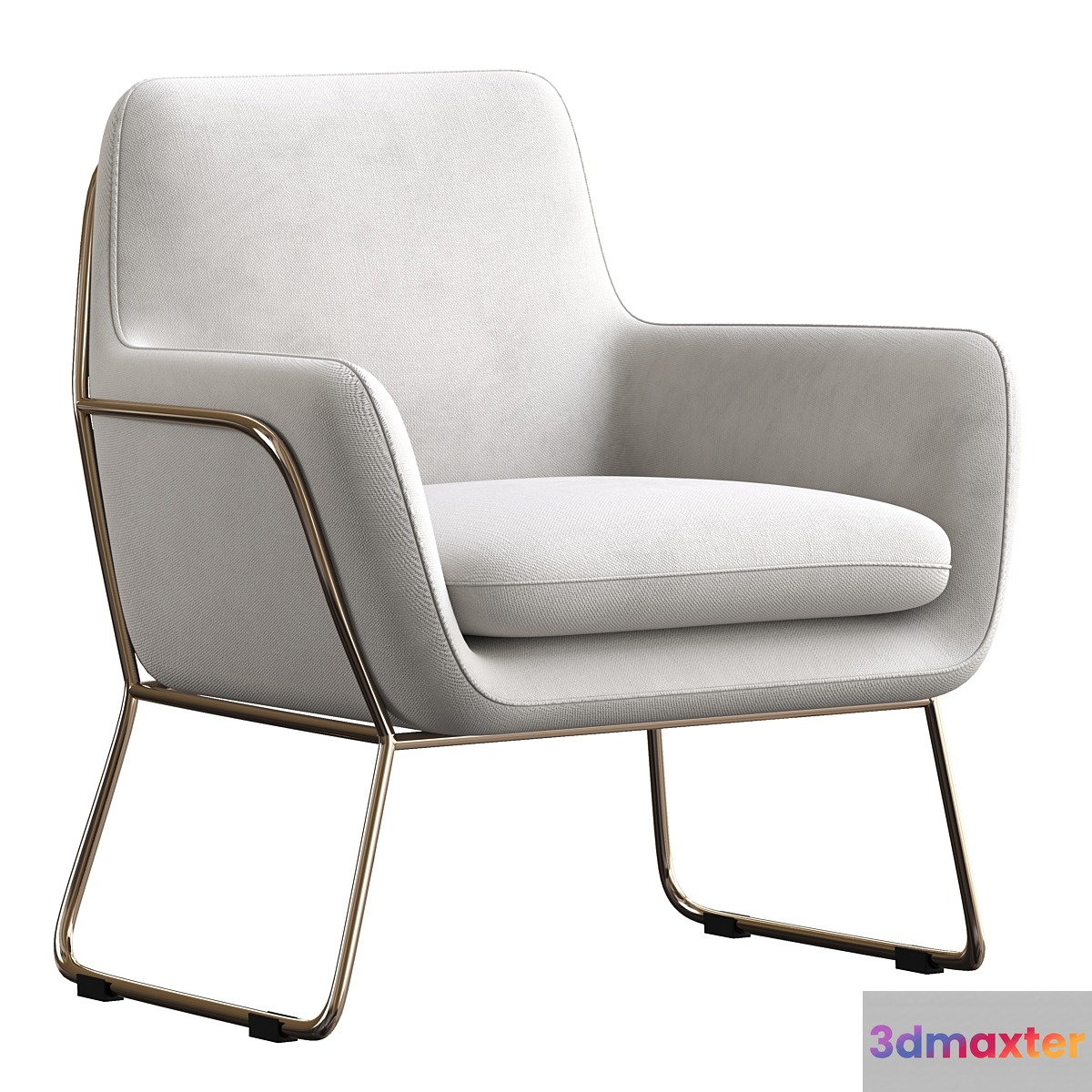 Hermann Armchair 3D Max