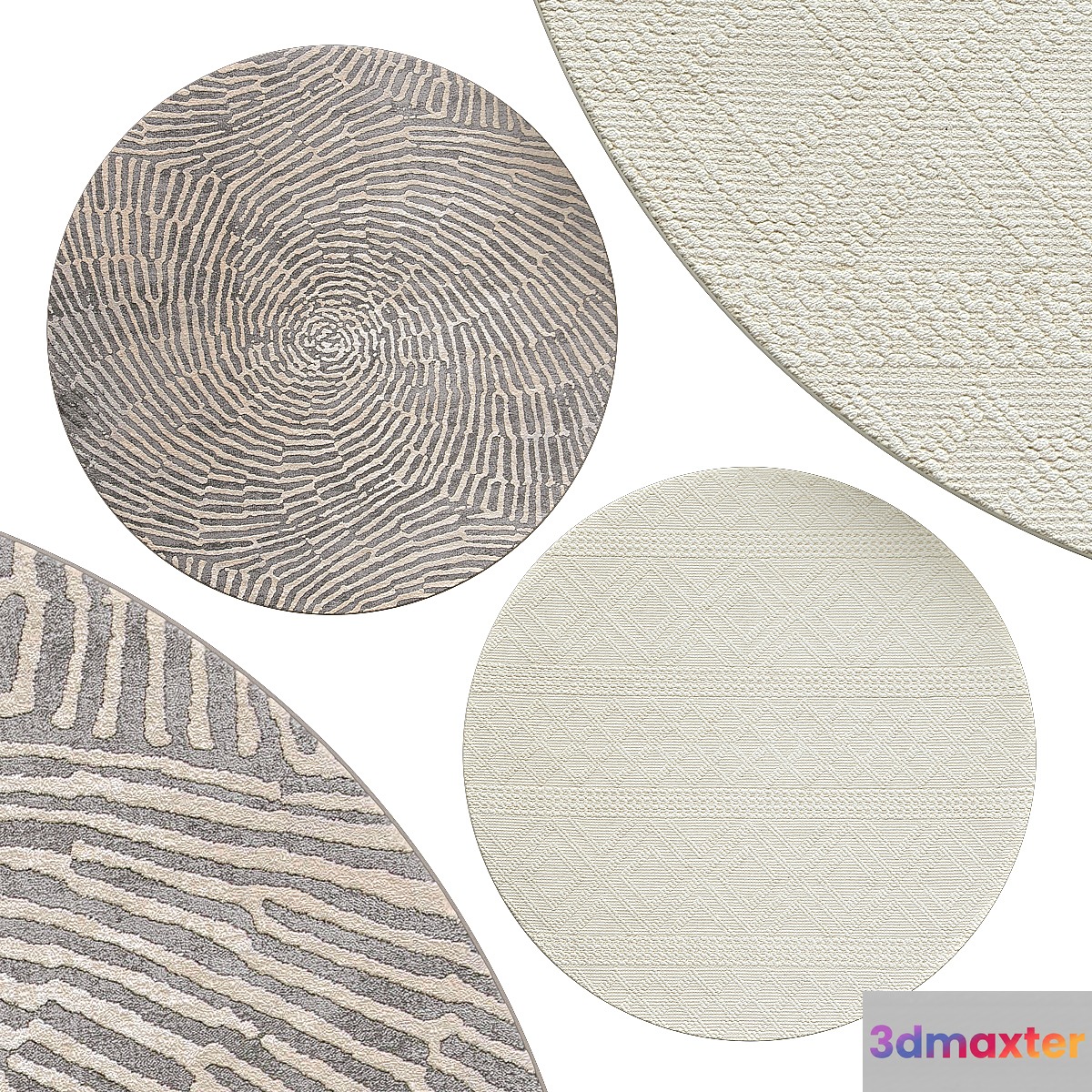 Circle rugs | No. 154 3D Max