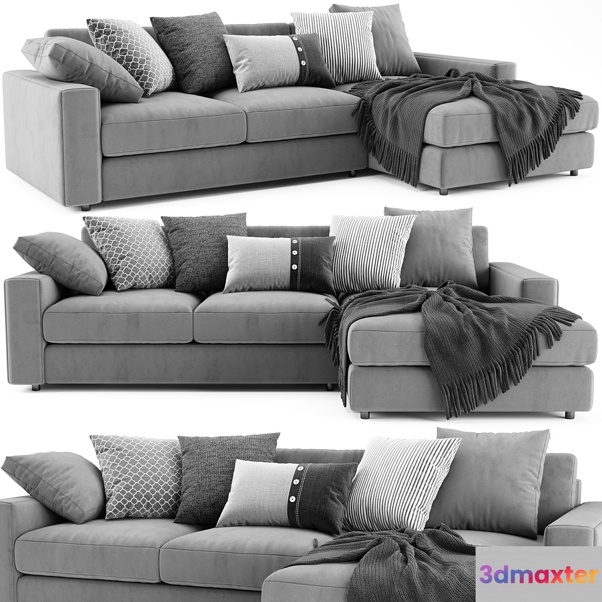 West Elm Urban Chaise Longue - No.4