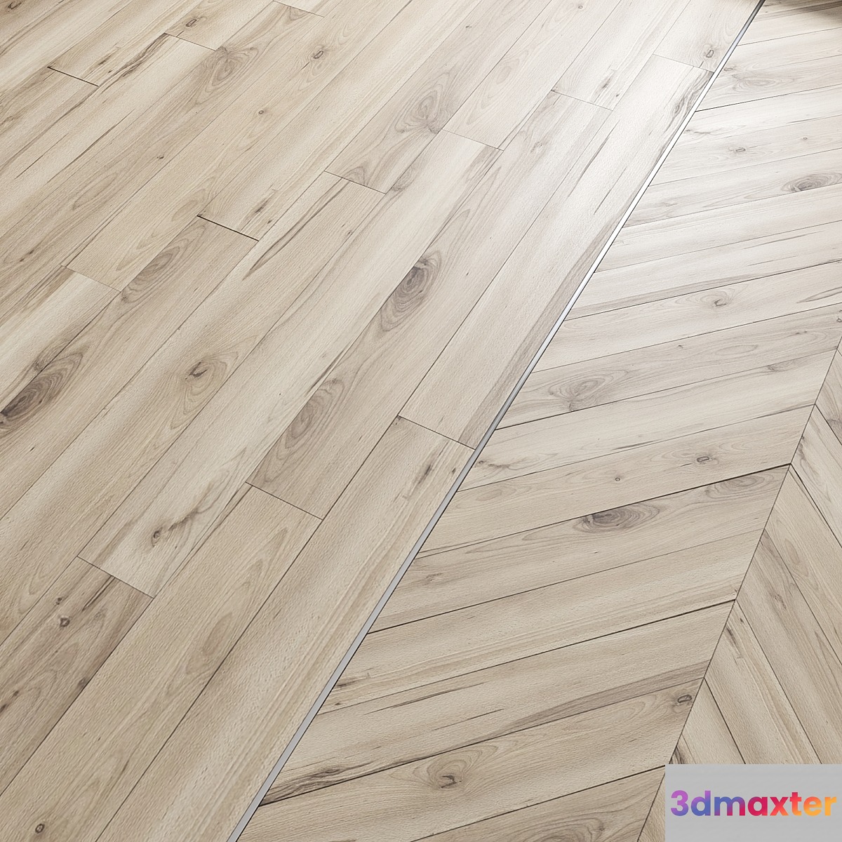AVE Floor Fiz (Laminate and Chevron Tiles) 3D Max