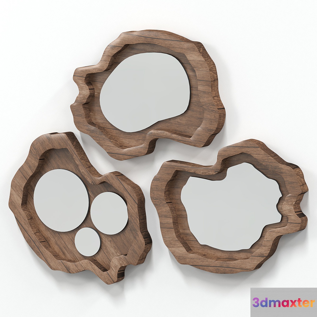 Slab Mirror Collection 3D Max