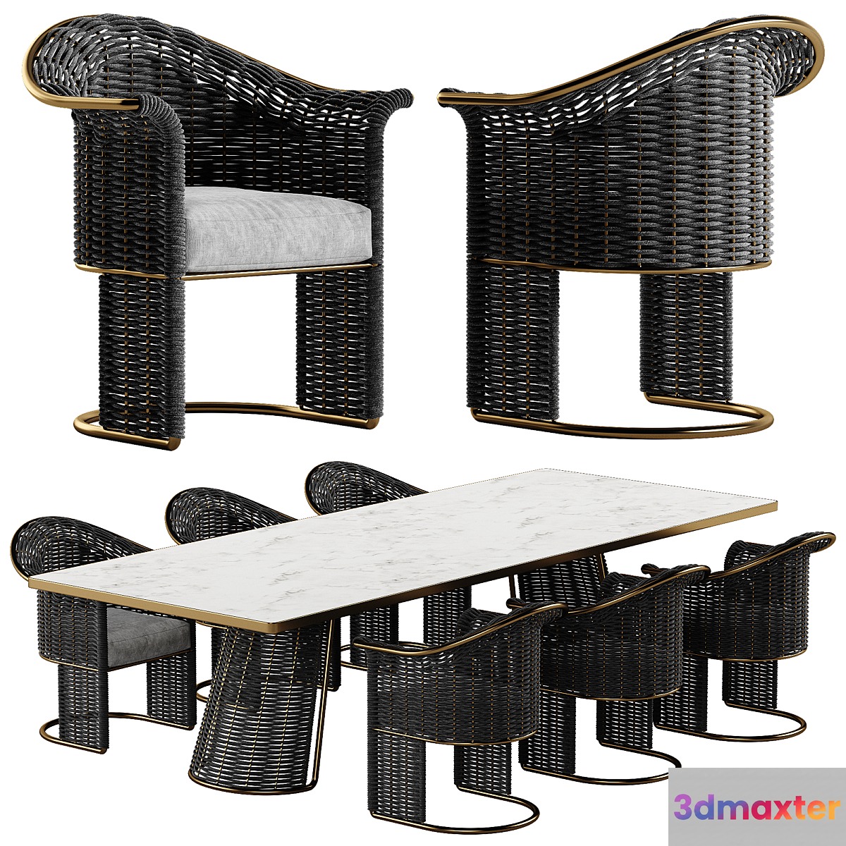 Rugiano Marina dining set
