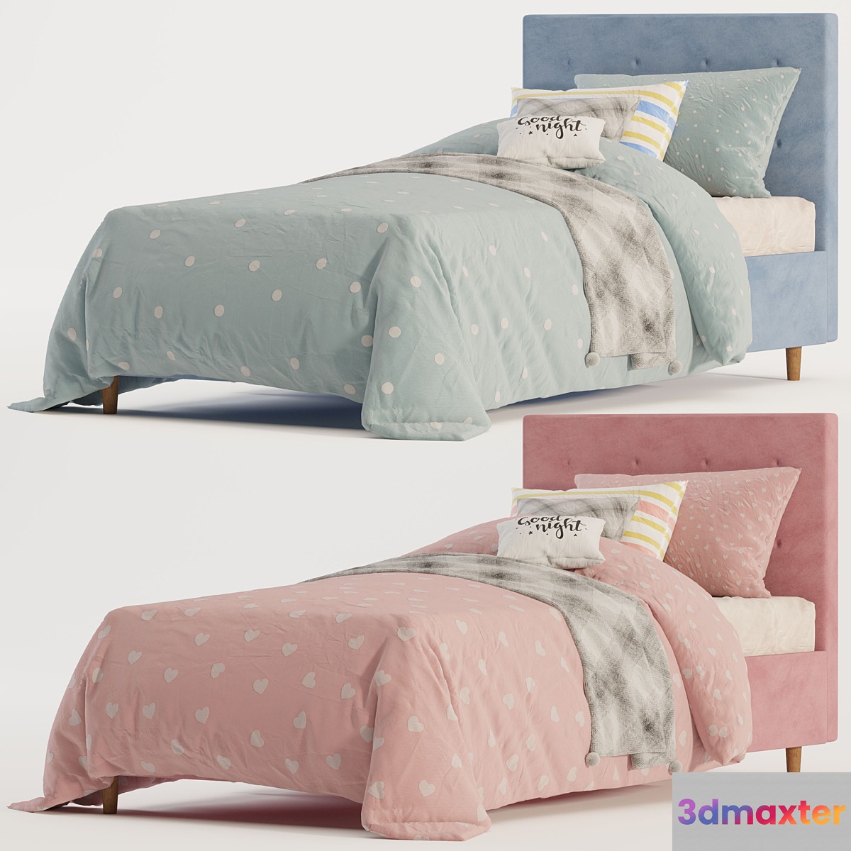 Adairs kids bed 3D Max