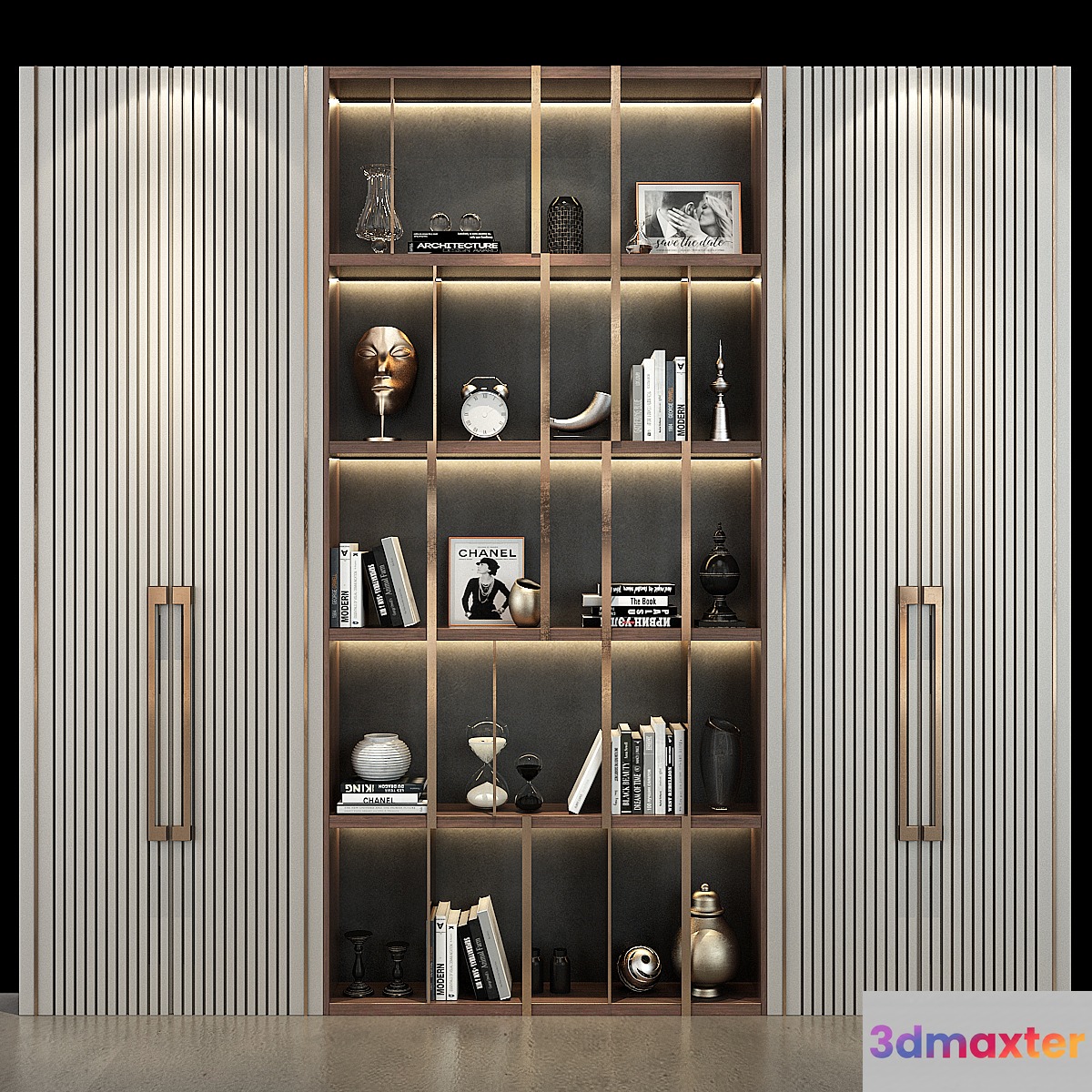 Furniture composition set 166 3D Max