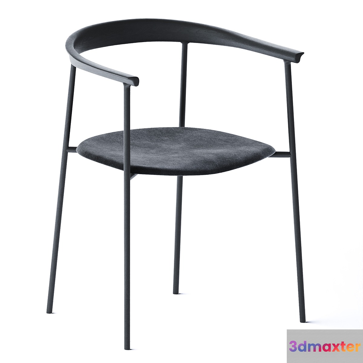Arc Upholstered Chair by TAKT 3D Max