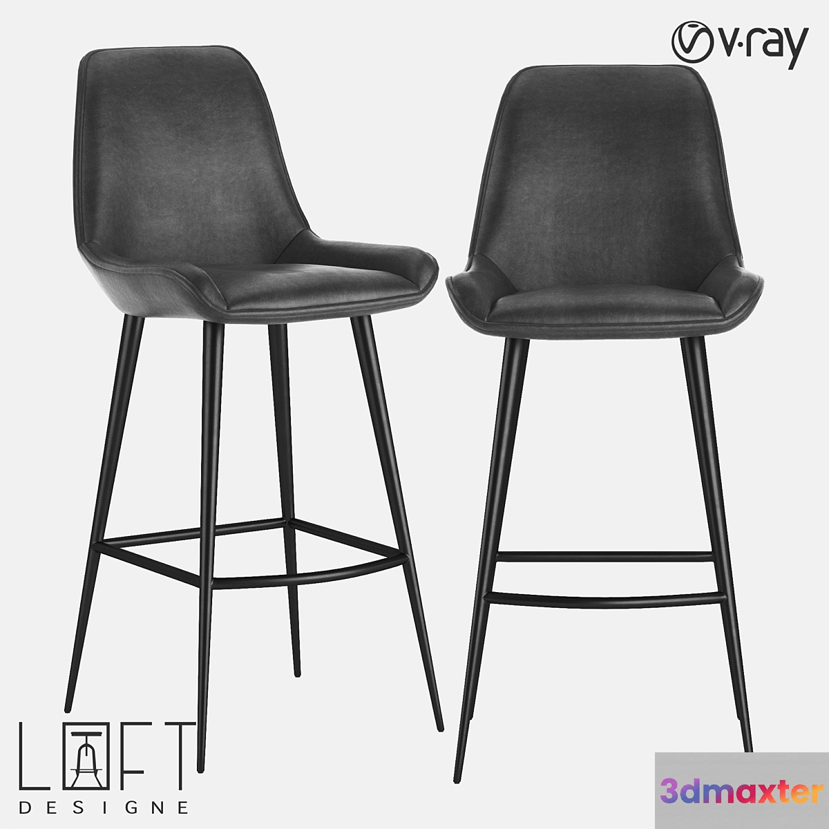 Bar stool LoftDesigne 4034 model - No.2