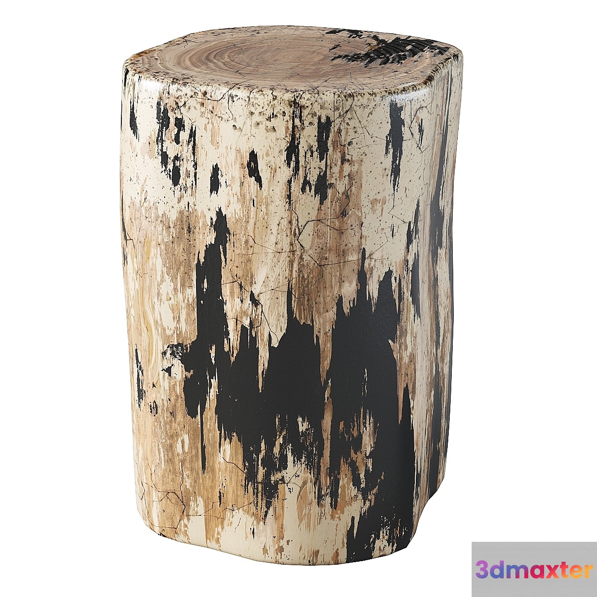 Petrified Log Stool 2nd - No.2