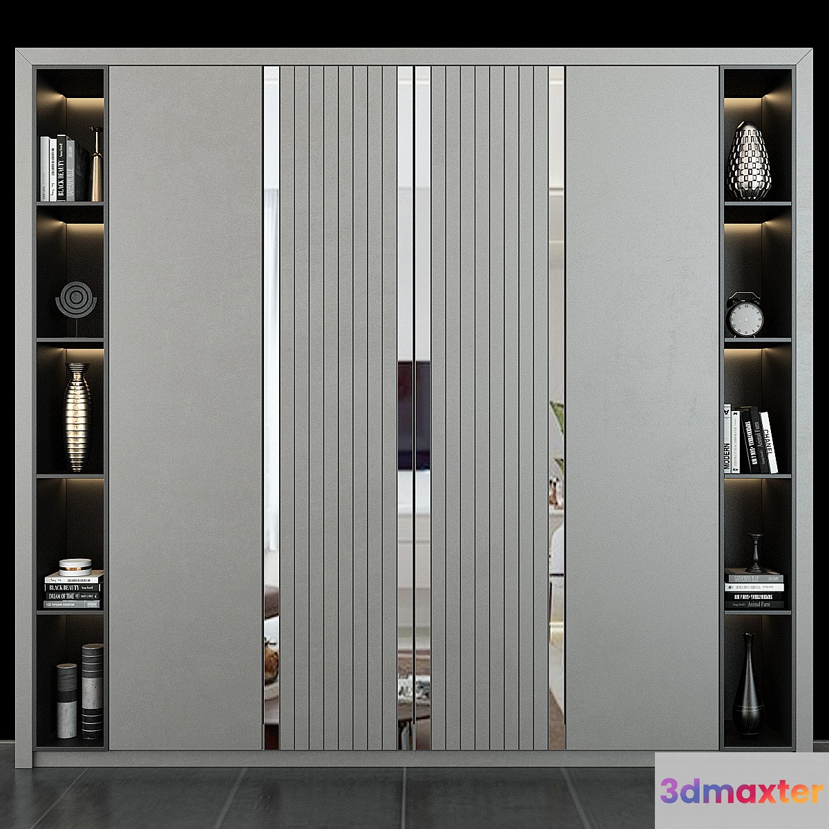 Furniture composition set 167 3D Max