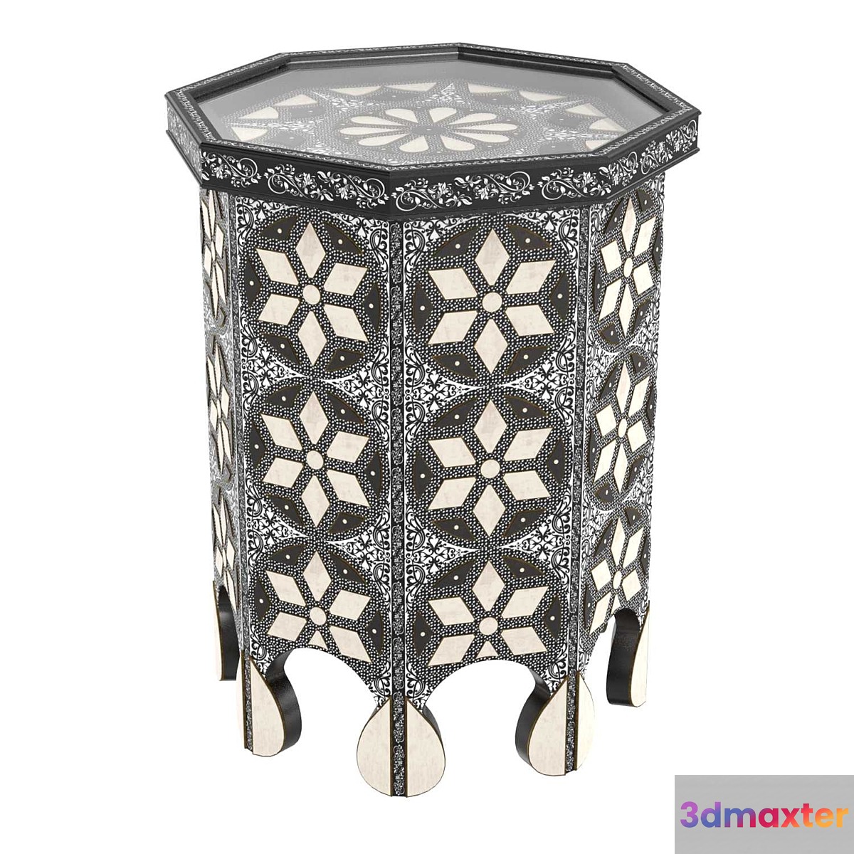 Moroccan Bazar ELEPH SIDE TABLE 3D Max