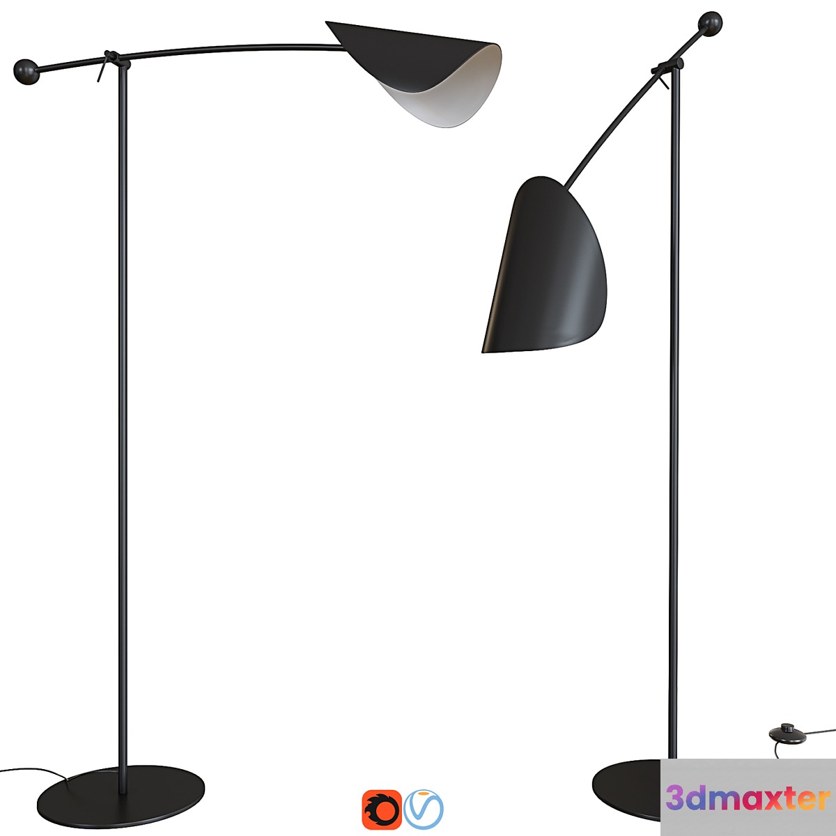 Funambule Adjustable Reading Floor Lamp - No.2