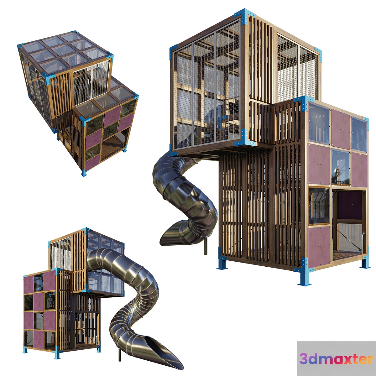 halo cubic02 (astm) by lappset 3D Max