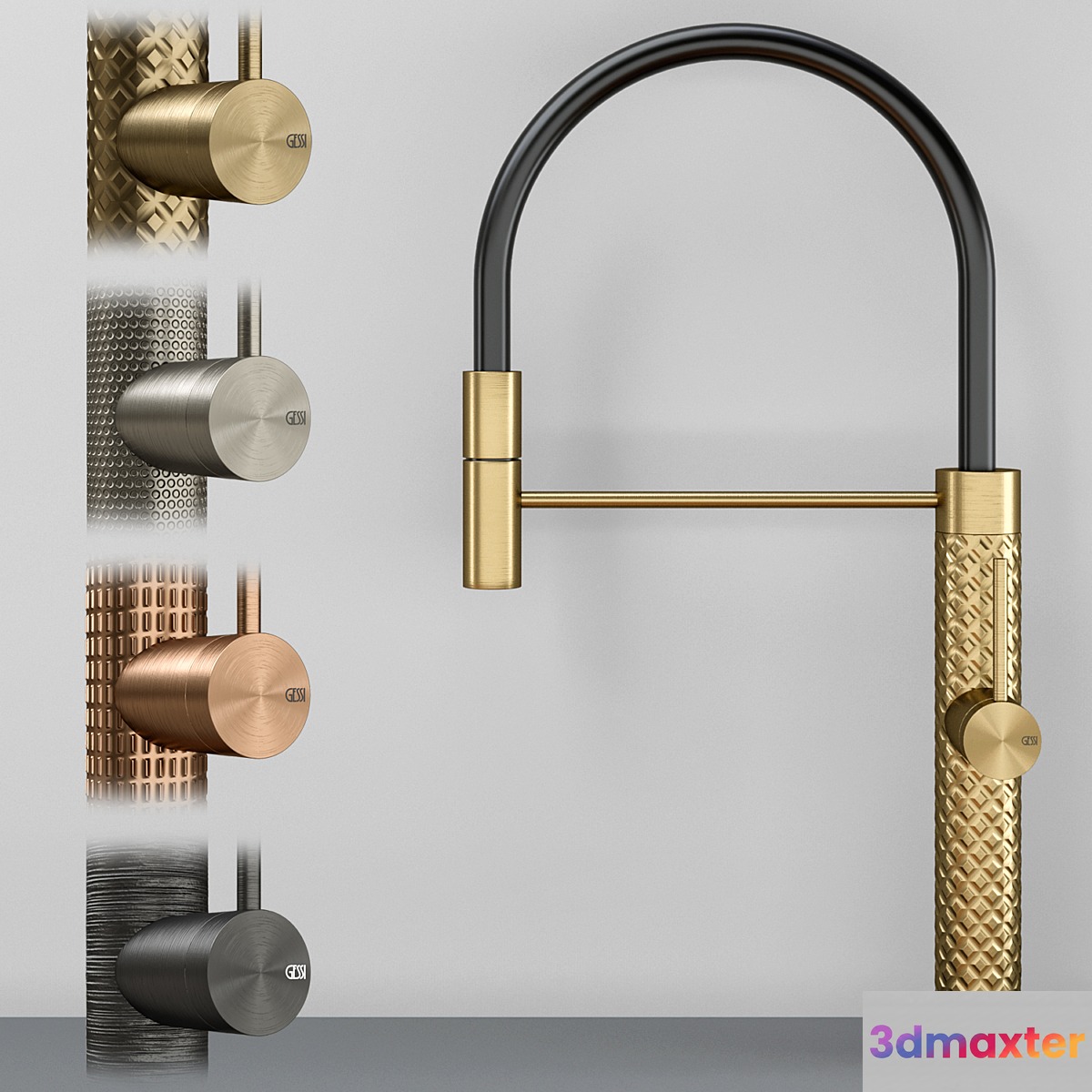 Gessi 316 Collection Kitchen Faucet Set
