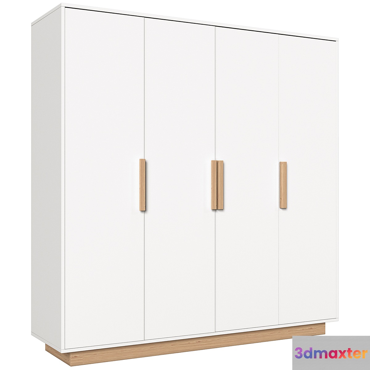 4-door wardrobe FABI 3D Max