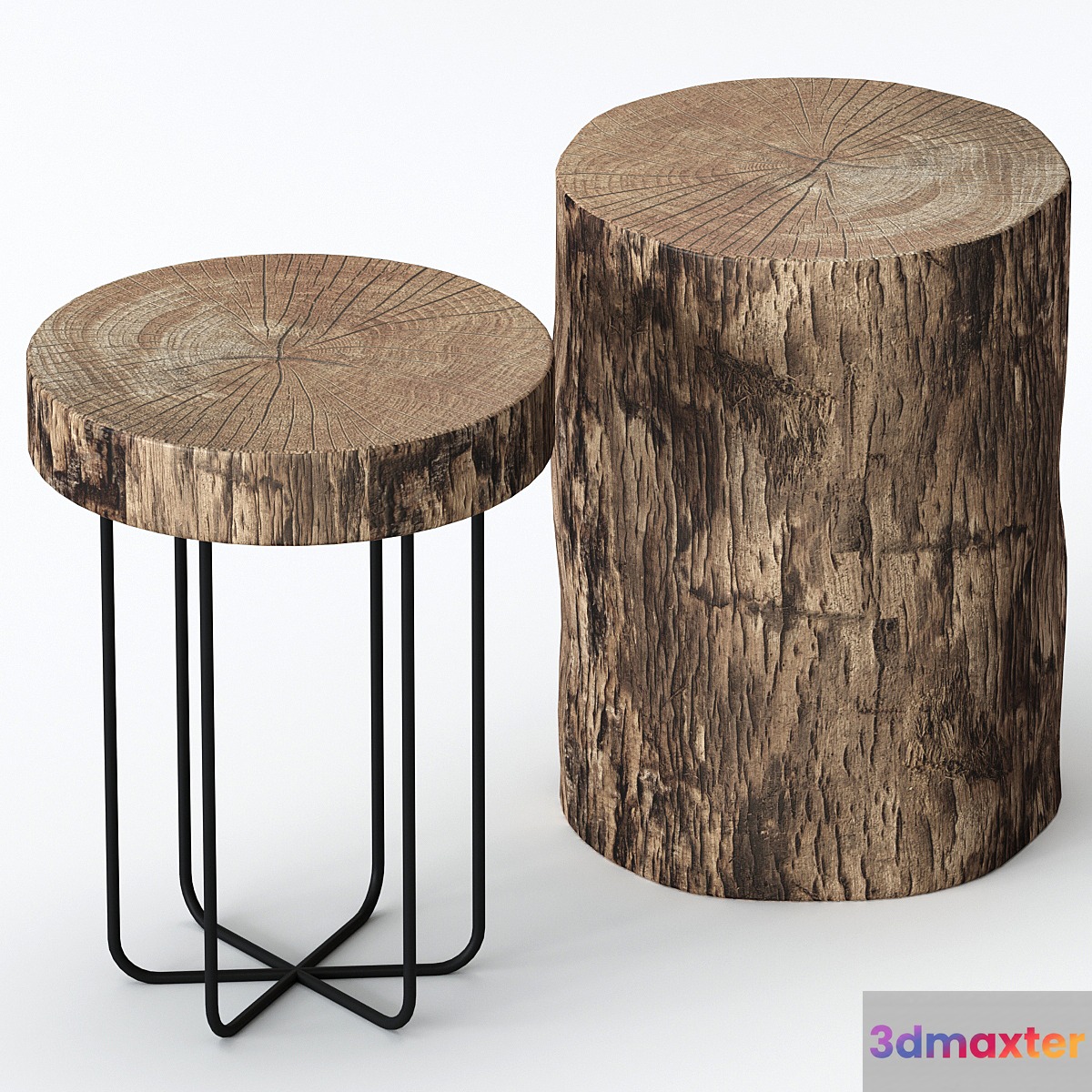 Slab coffee tables 3D Max