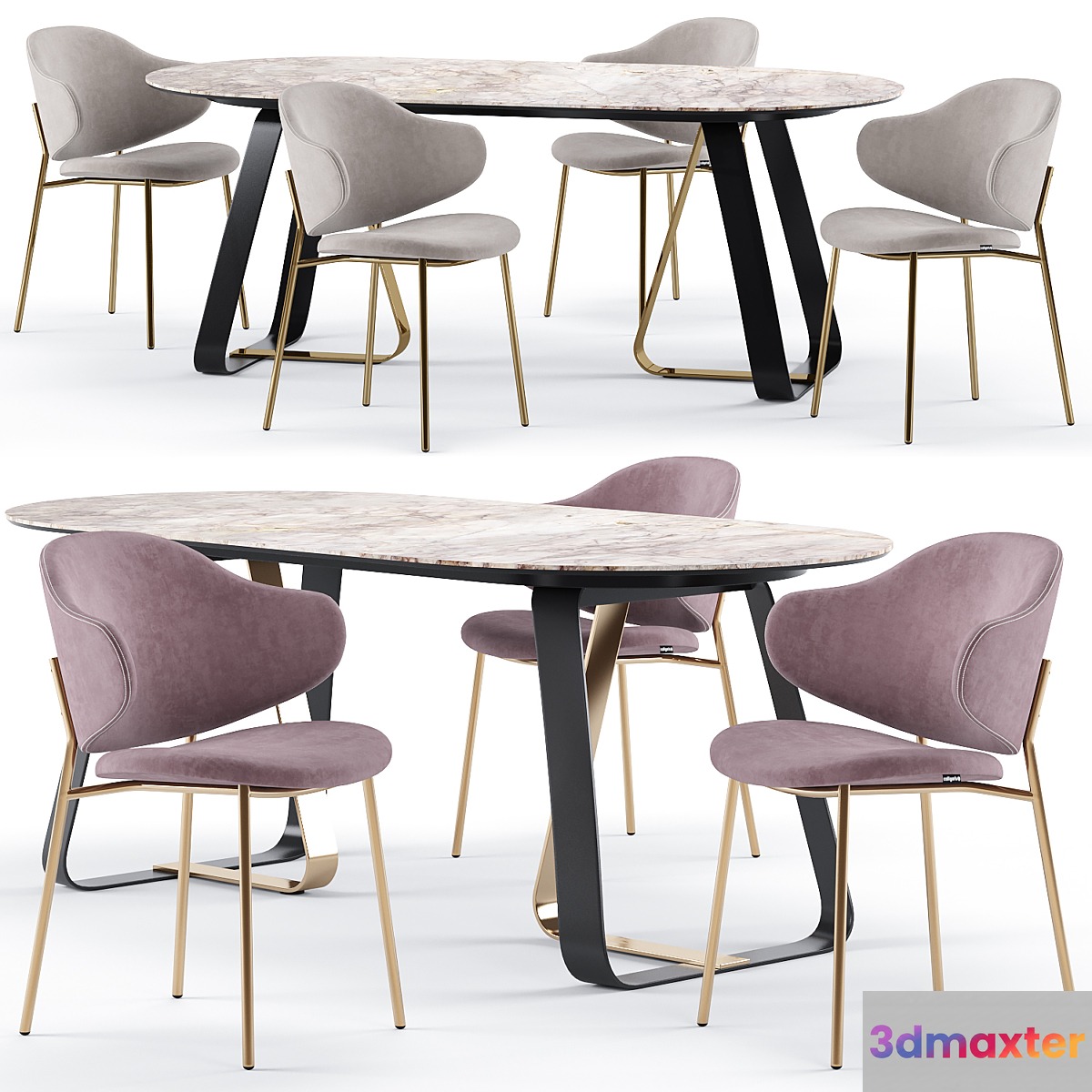 Holly dining chair and Sunshine table - Calligaris - No.3