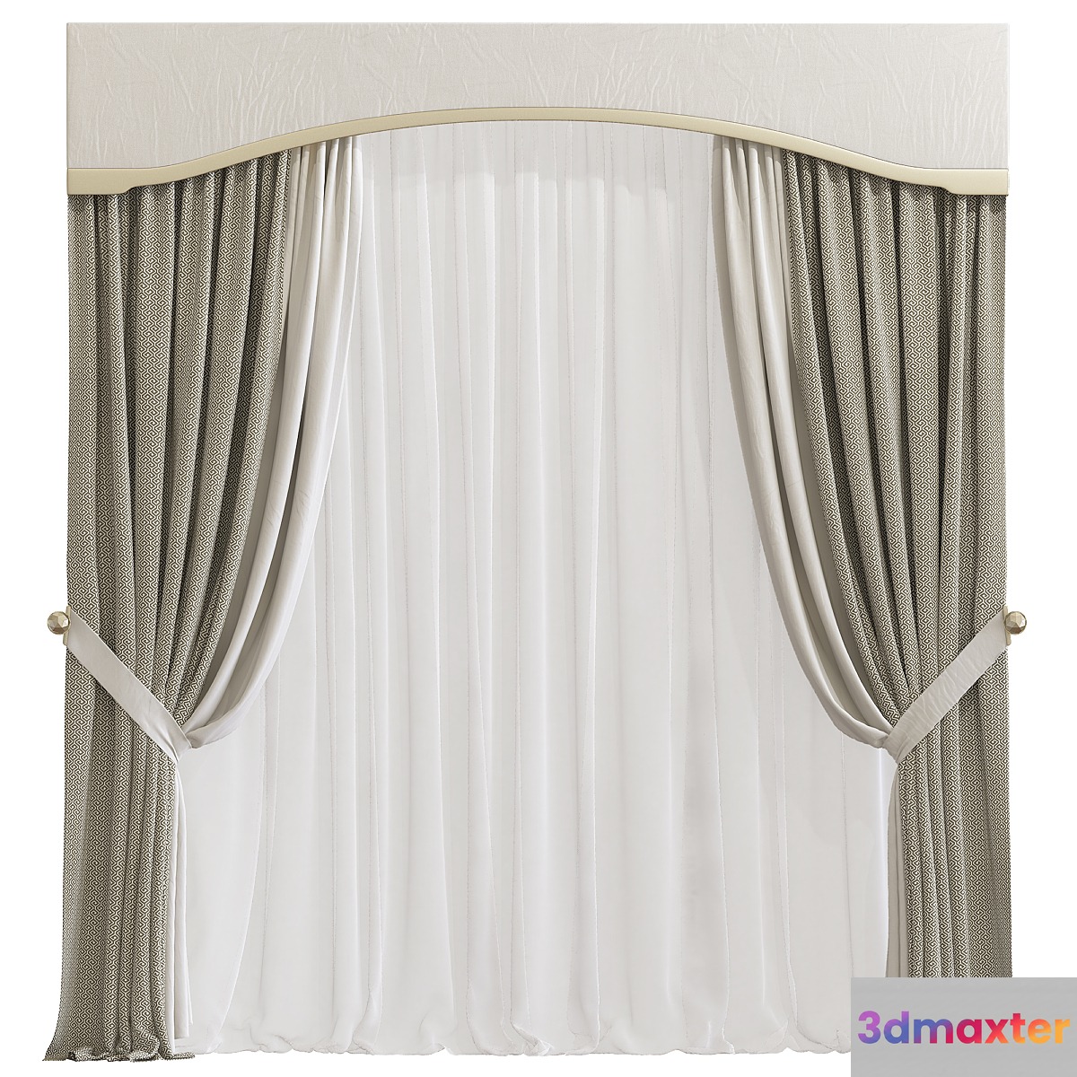 Curtain 775 3D Max