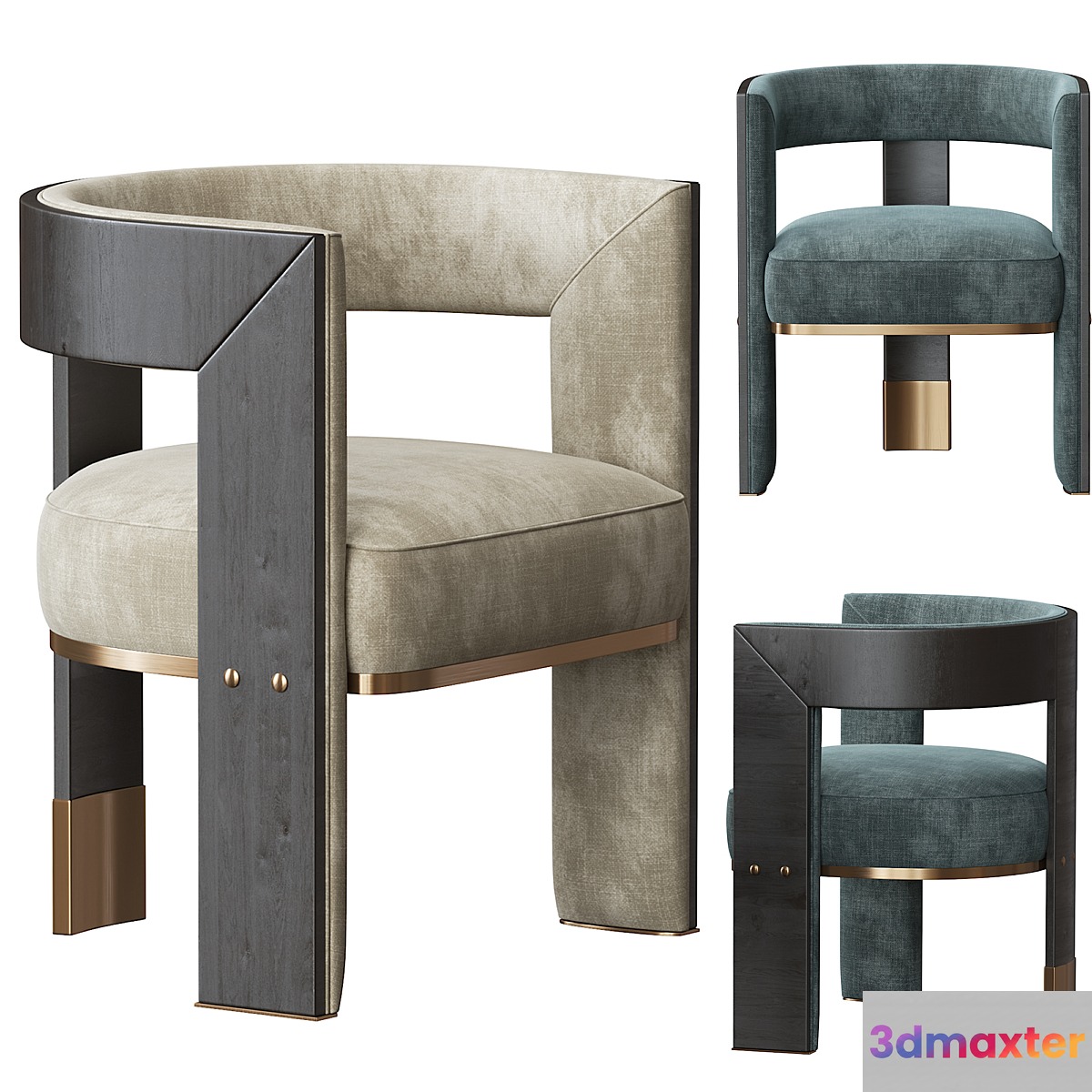 Porustudio BROOKLYN chair 3D Max