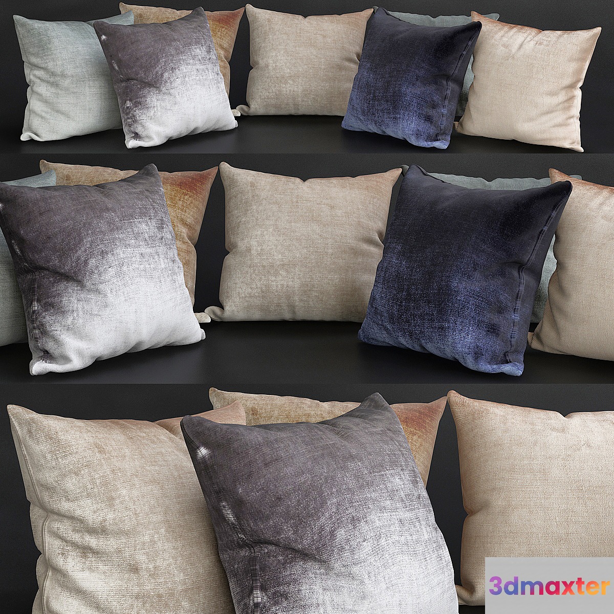 Pillows for sofa Premium PRO No. 175 3D Max