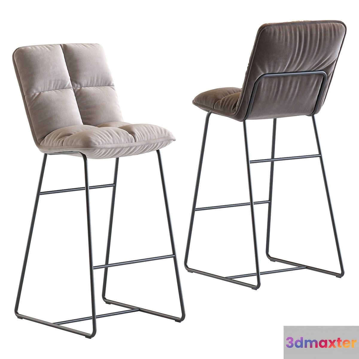Barstool cloud 3D Max