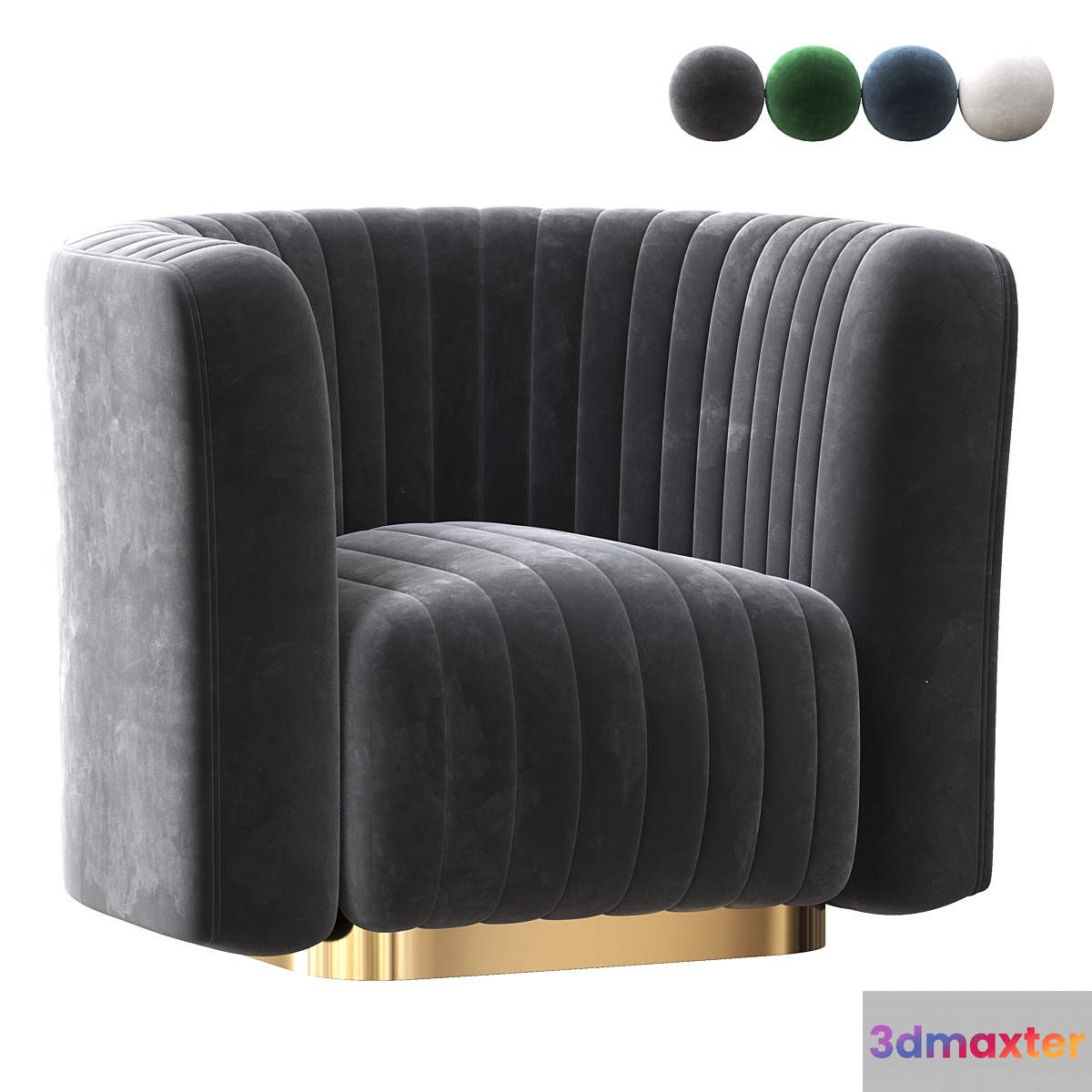 Swivel armchair garda - No.2