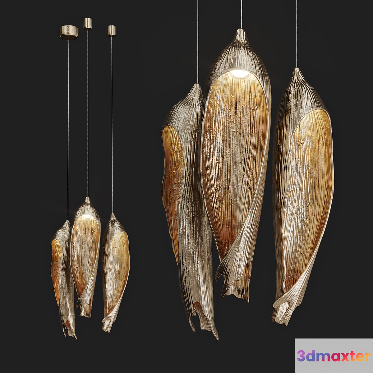 Pendant lamp MAIZE Vetvi Store 3D Max