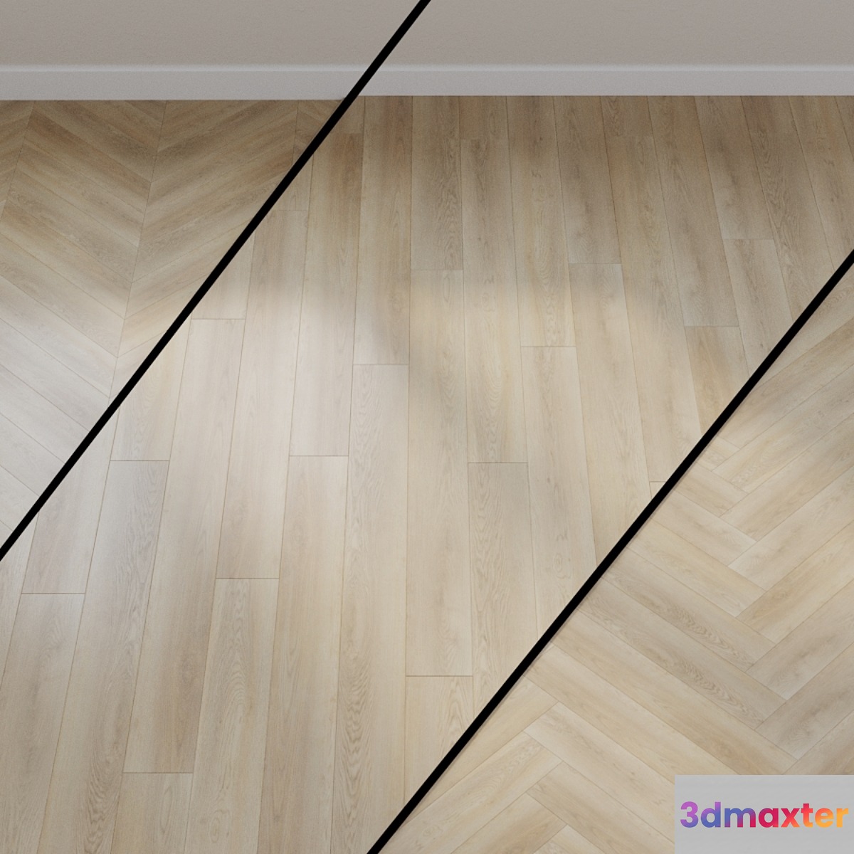 Vinyl flooring Wineo 600 wood XL (5G) MilanoLoft RLC190W6 3D Max