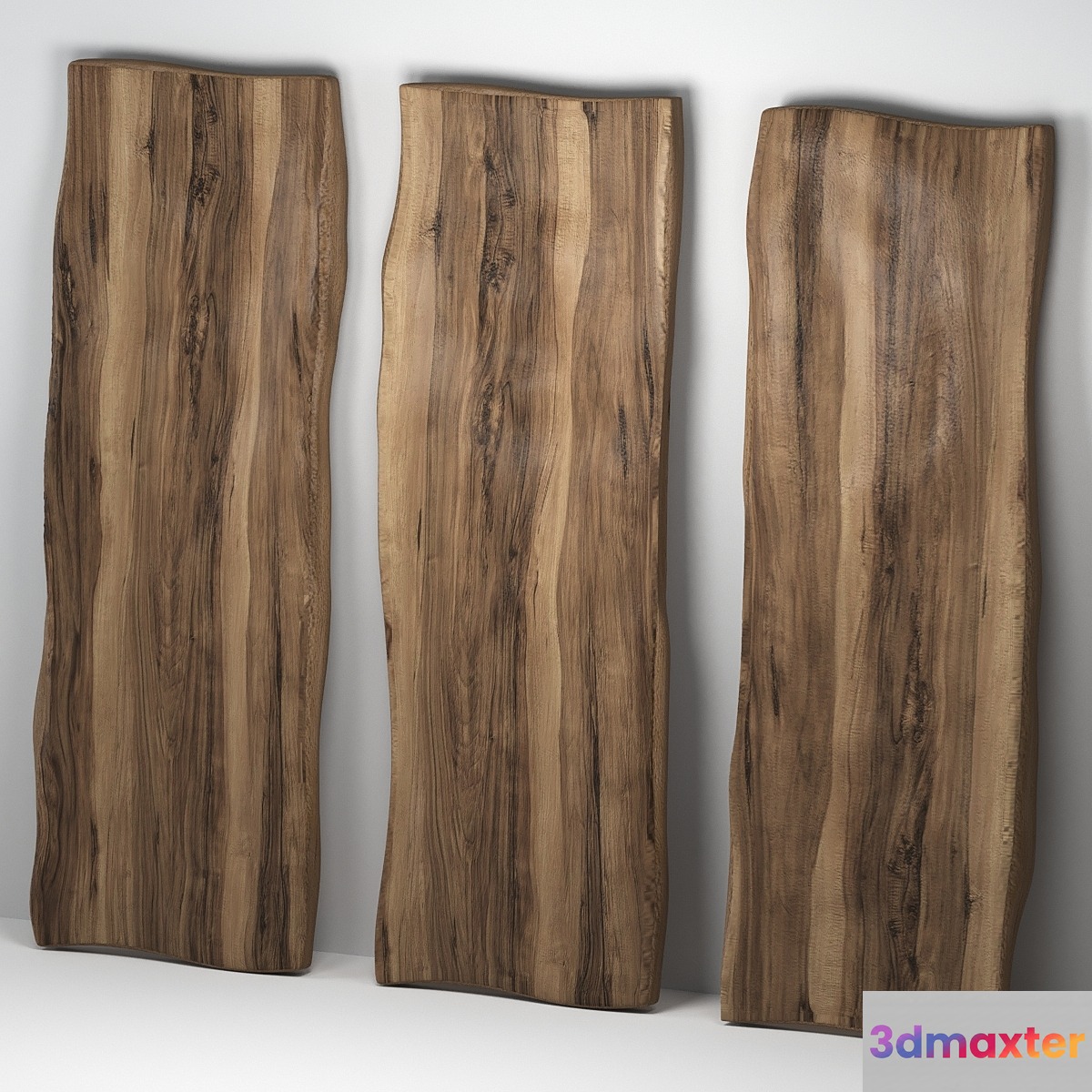 Wooden slabs 3D Max