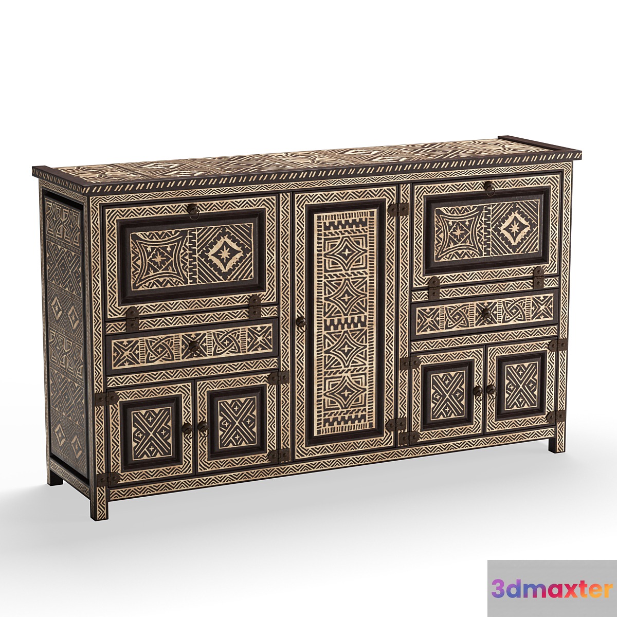 Moroccan console 3D Max