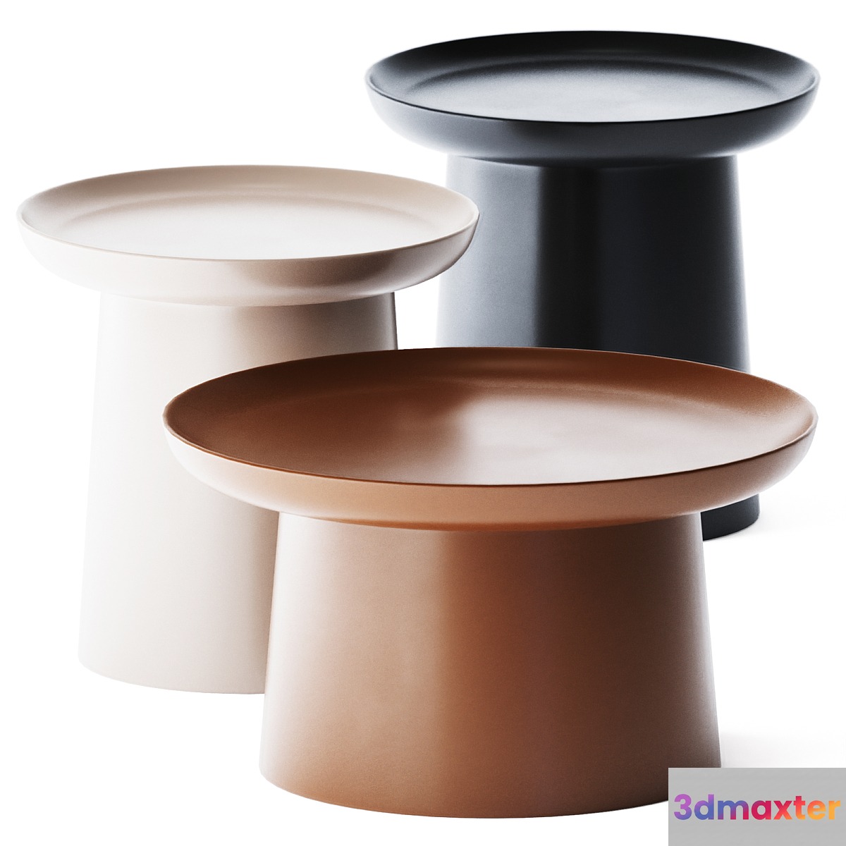 Musette Coffee Tables by De Vorm 3D Max