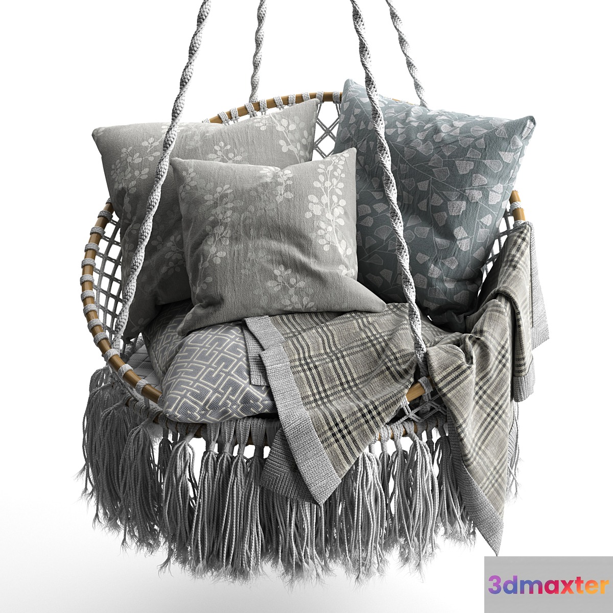 Rattan hammock SPELL Macrame