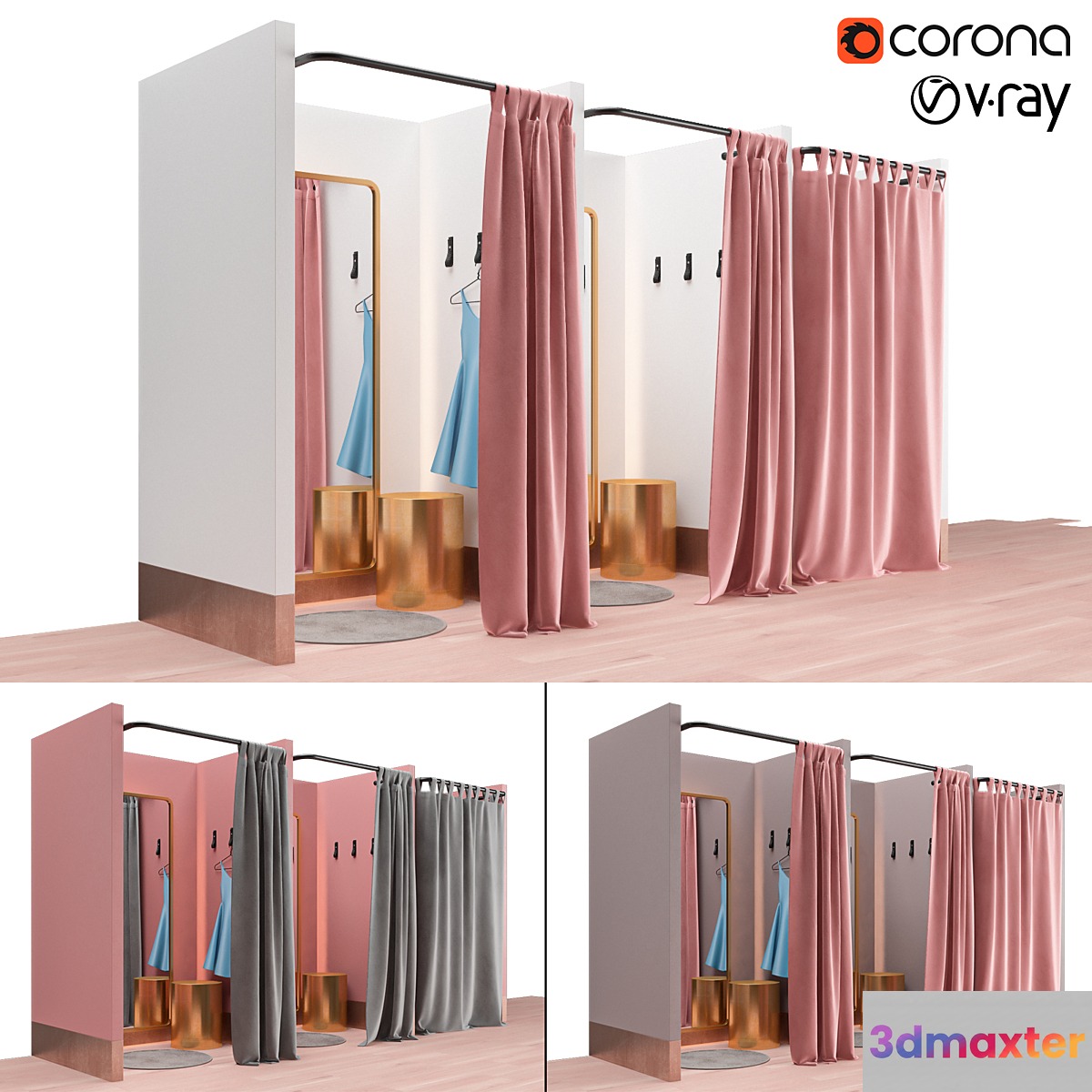 Fitting rooms