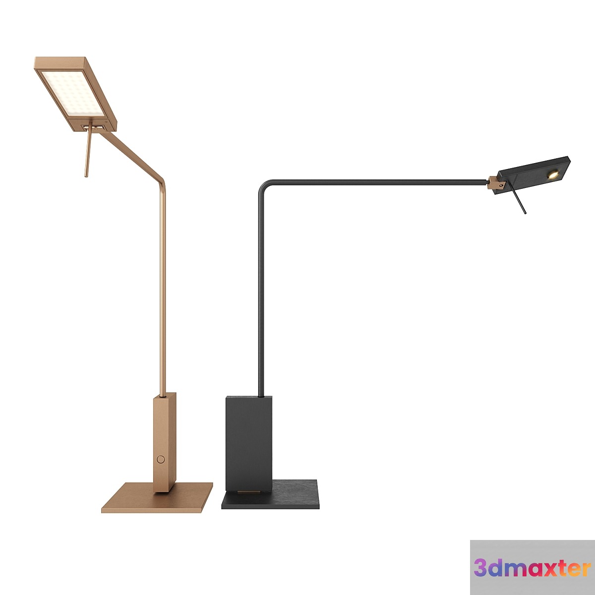 Italian Table Lamp Viabizzuno Roy Tavolo Diffusa 3D Max