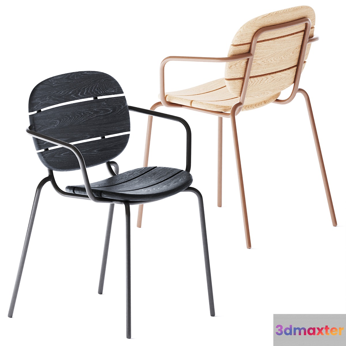 Chair Si-Si 2 Wood Collection by SCAB Design
