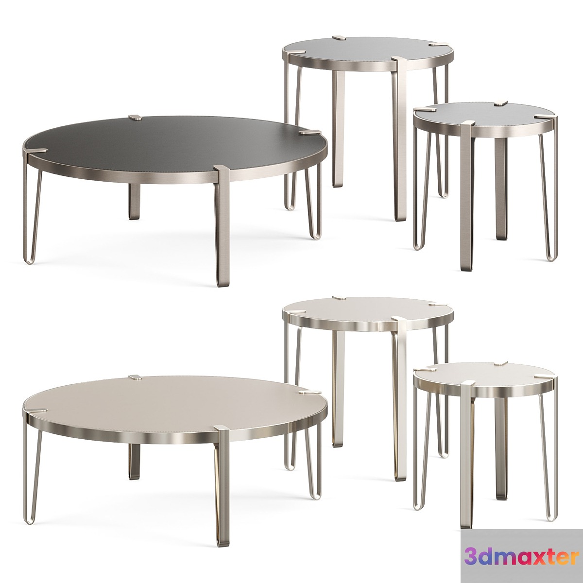 Trussardi BONDAI VERMONT LEATHER COFFEE TABLE