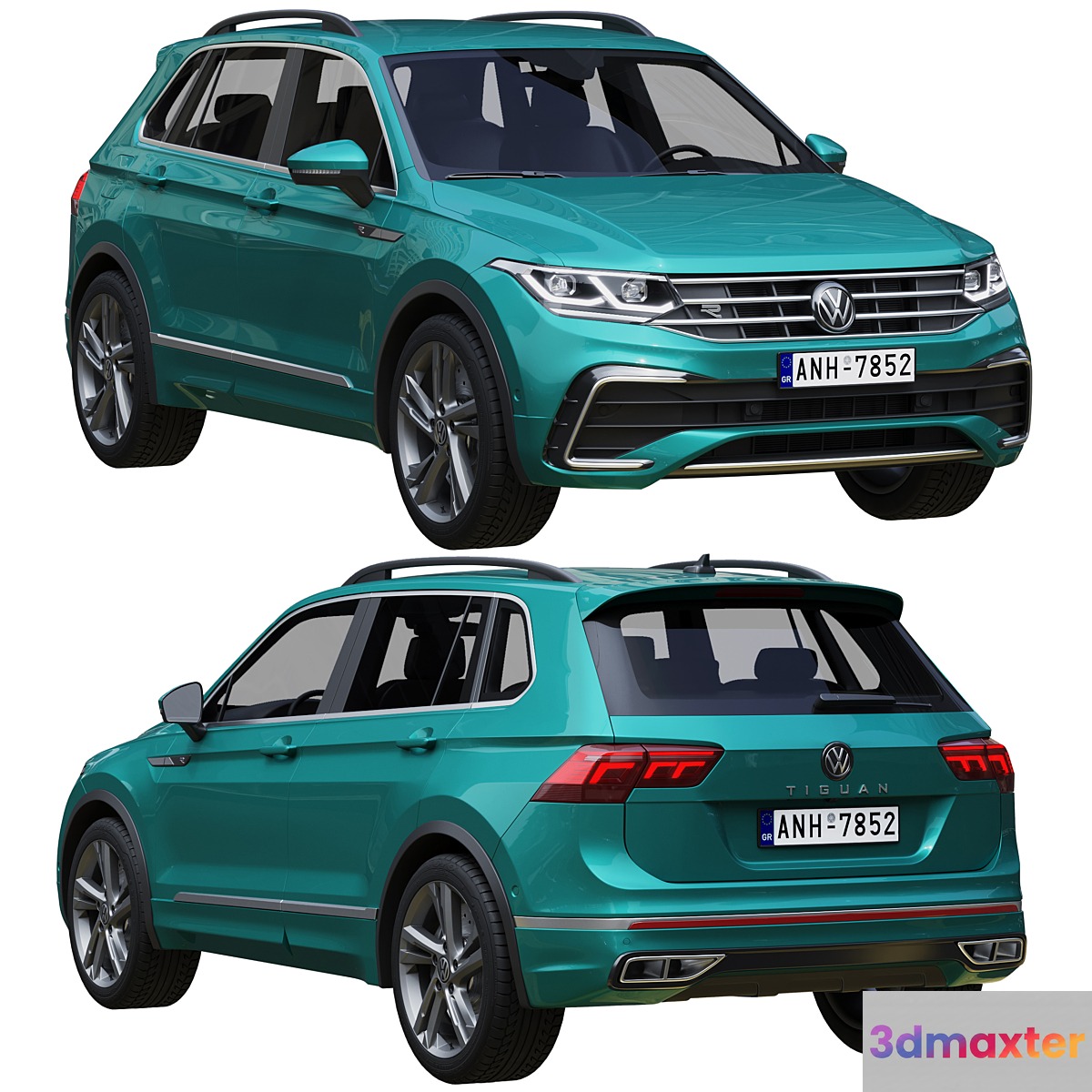 Volkswagen Tiguan 2021 3D Max