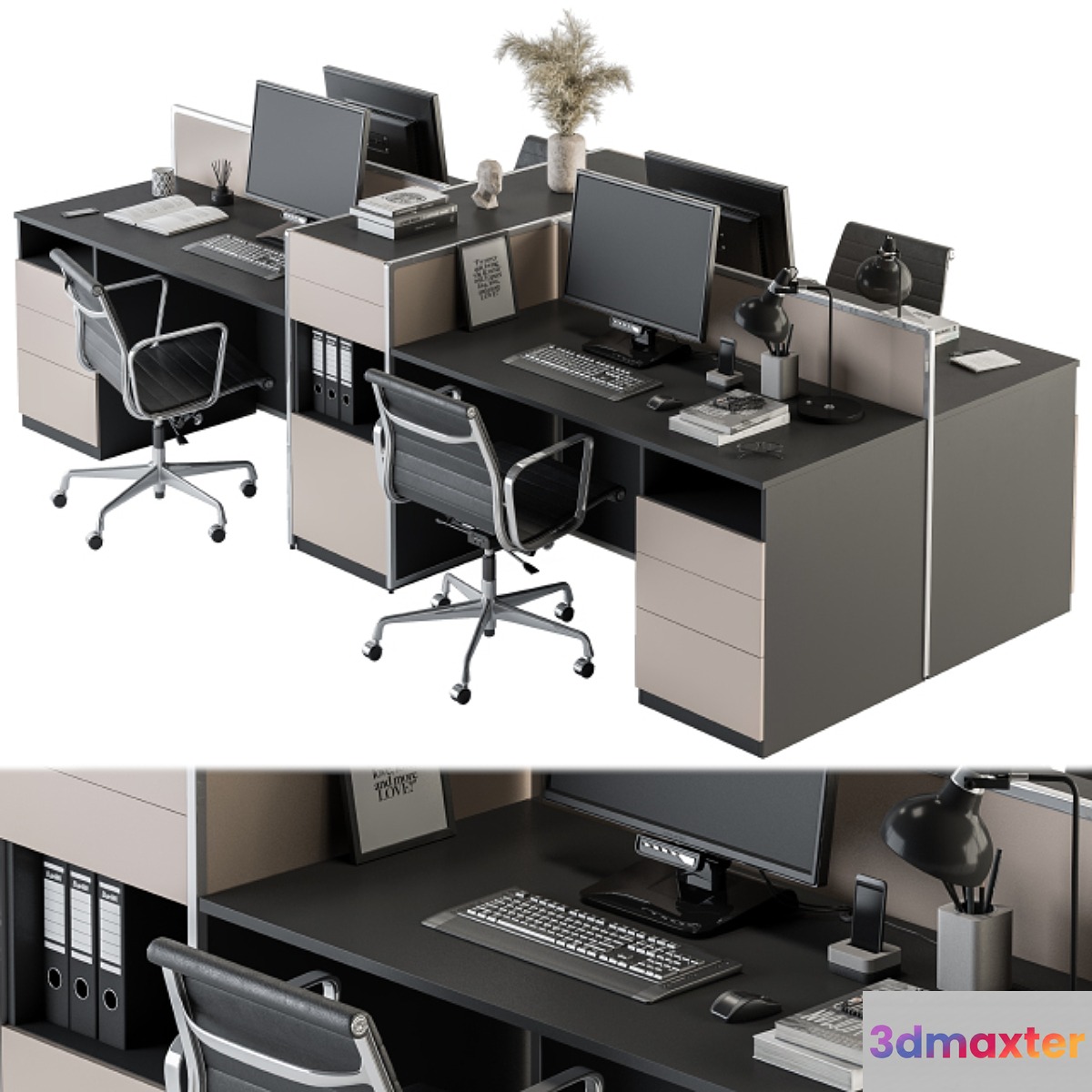 Office Furniture - employee Set 22