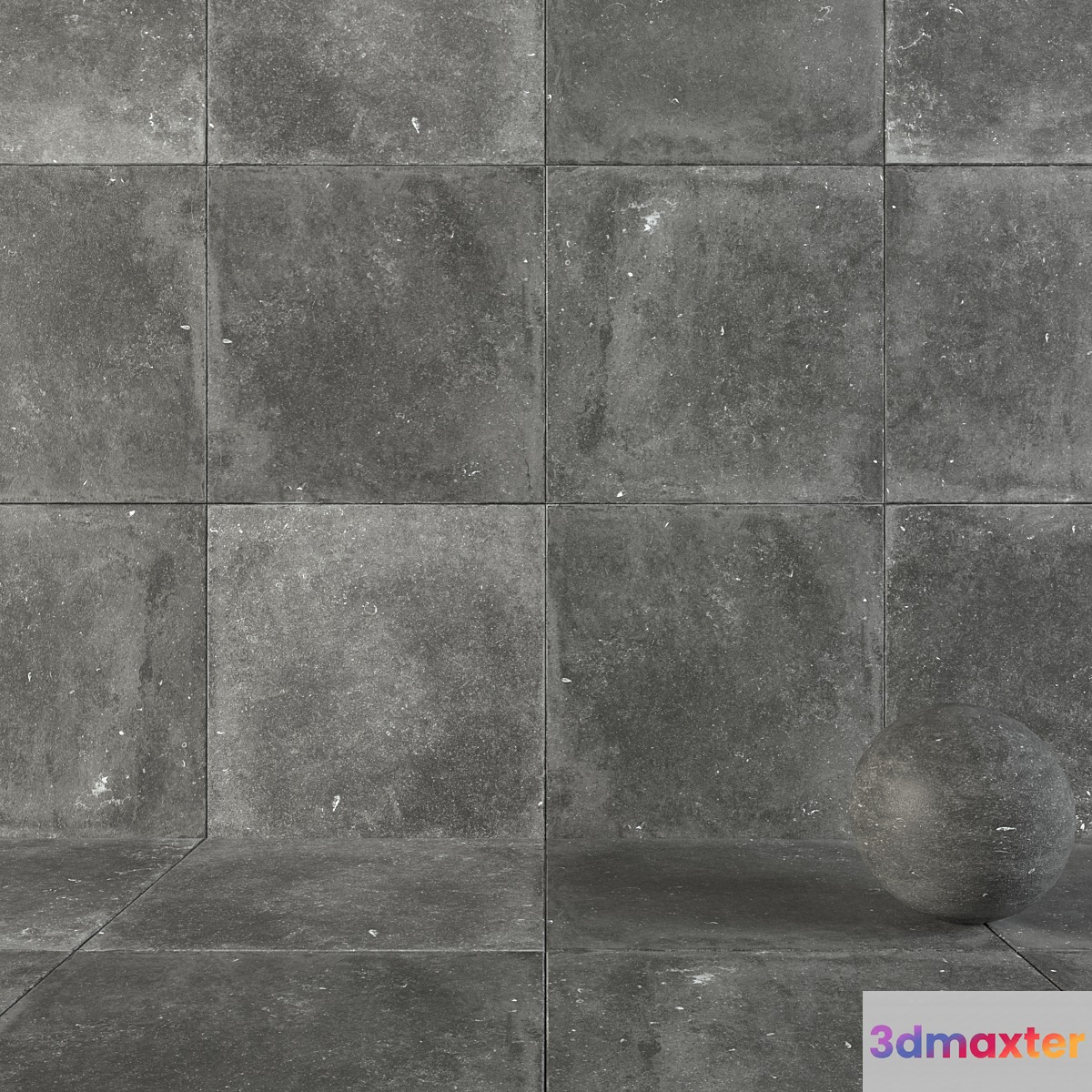 Flaviker Nordik Stone Black 120x120