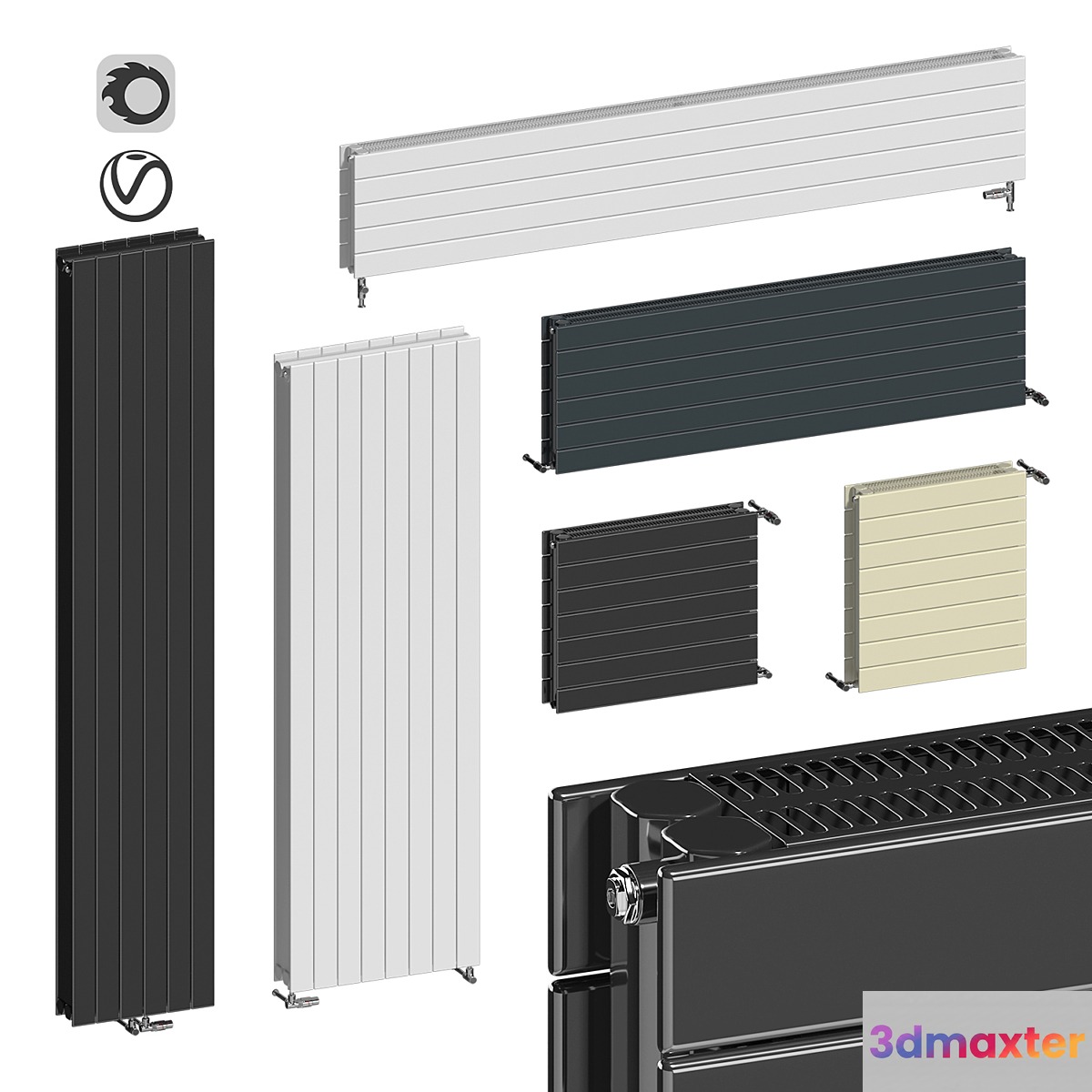 Zehnder Nova NHLLH NVLV 3D Max