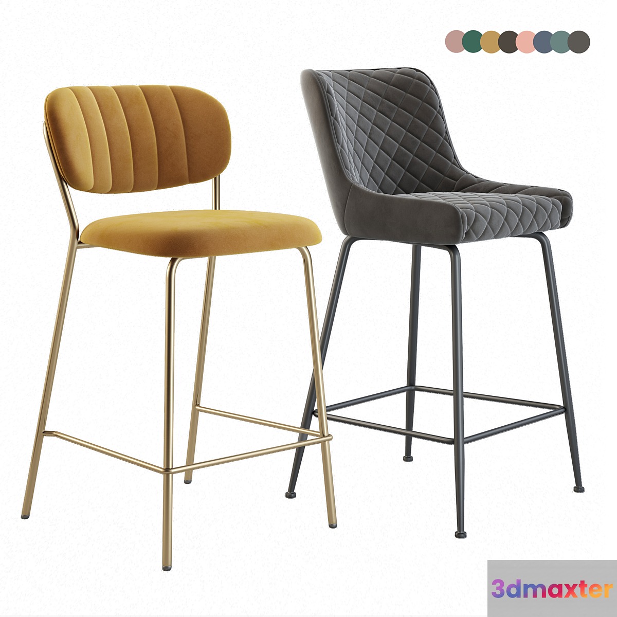 Bar stool Carol _ Jolien. B-120-1 _ Pollo - No.4