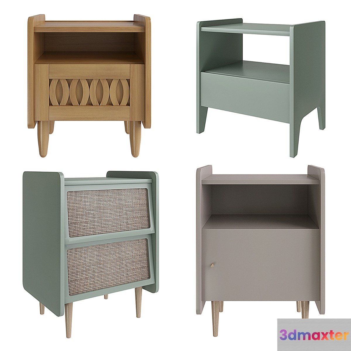 Bedside table La Redoute Malu Adil Taga Zag 3D Max