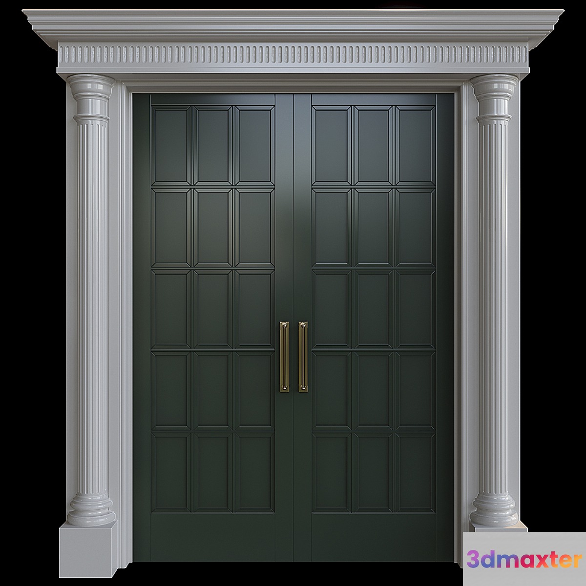 Clive Christian door 3D Max