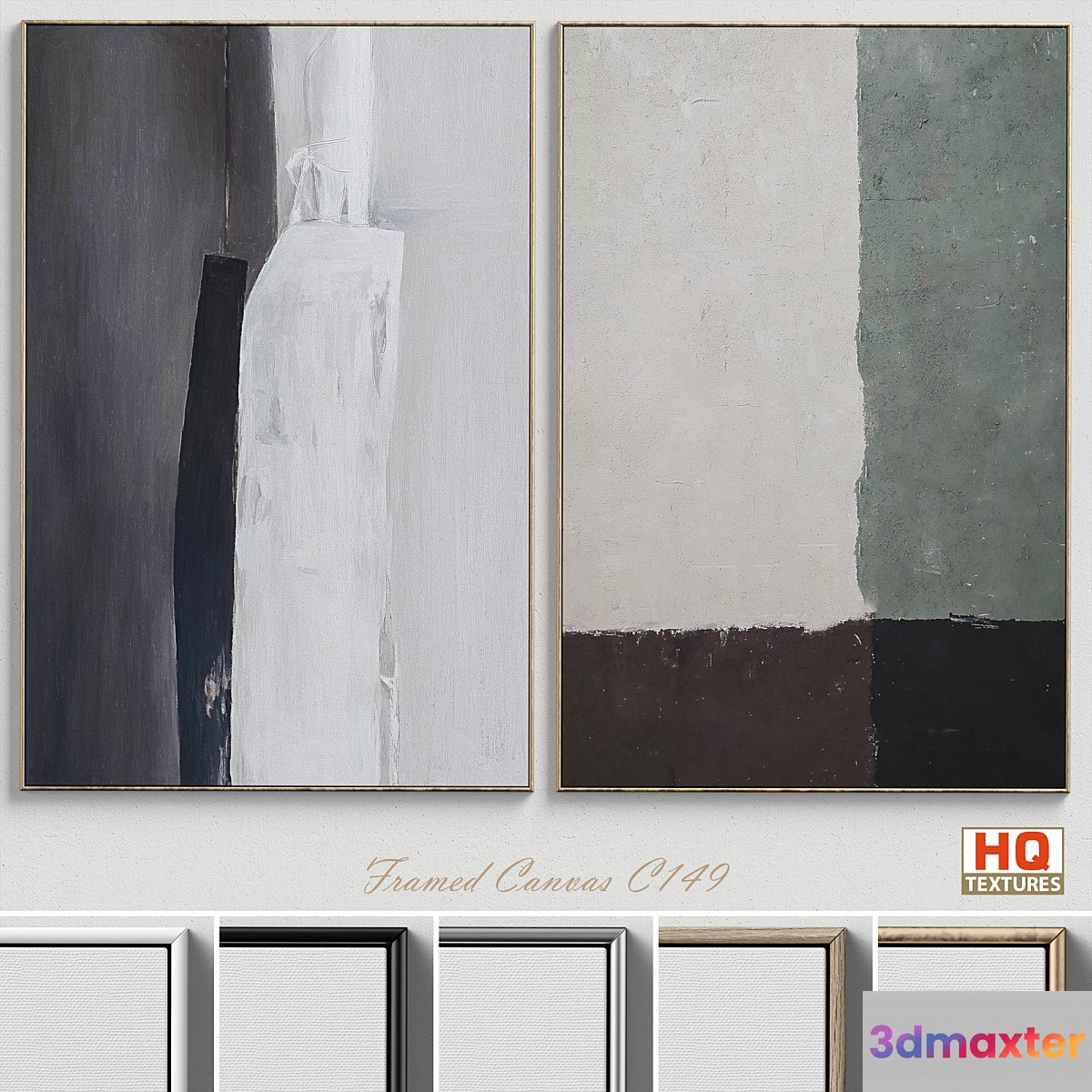 Large Living Room Wall Art C-149 3D Max