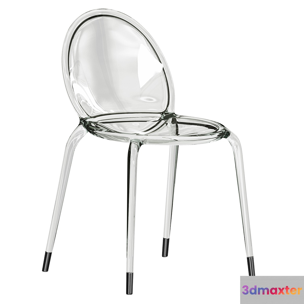 Roche Bobois Loop chair crystal 3D Max