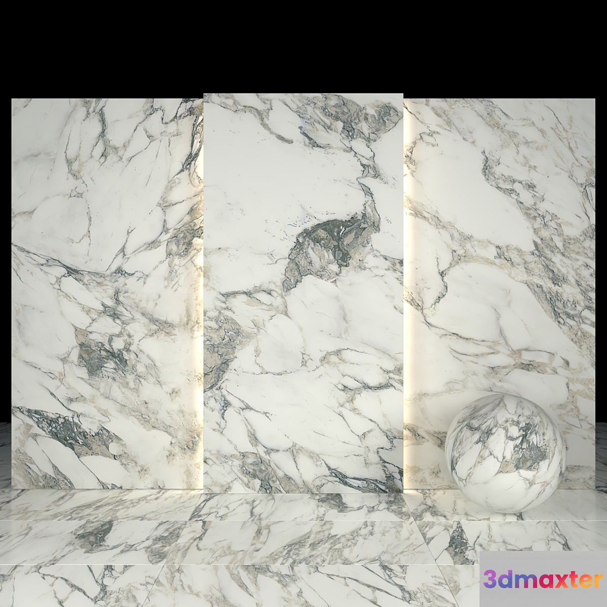 Arabescato Marble 04 3D Max